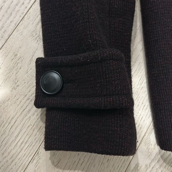 Babaton | Howell Wool Peacoat | Eggplant | Size S - Picture 5 of 8